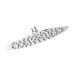 Душ пита ултра тънка Idealrain Luxe B0384MY M1 Ф250 мм стомана