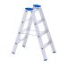 Двустранна алуминиева стълба STS 2x4 PROFI A04ANP/100