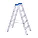 Двустранна алуминиева стълба STS 2x5 PROFI A04ANP/125
