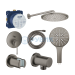 Промо пакет GROHE 7в1 Brushed hard graphite