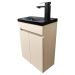 Долен шкаф за баня от ПВЦ Mini 43 Late Black SW101LB