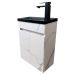 Долен шкаф за баня от ПВЦ Mini 43 Marble Black SW101TB