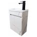 Долен шкаф за баня Mini Marble White 43 см с бяла мивка SW101TW