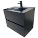 Долен шкаф за баня от ПВЦ BERGAMO BLACK 50, 60, 70, 80