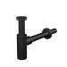 Сифон за мивка DESIGN без витло – 1 1/4“ ф32мм черен мат A400BLACK