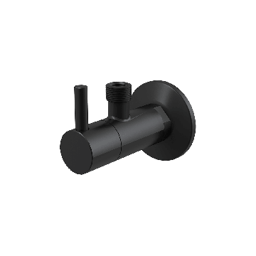 Ъглов кран ALCA ARV001 Black 1/2“-3/8“ овален черен мат ARV001 Black