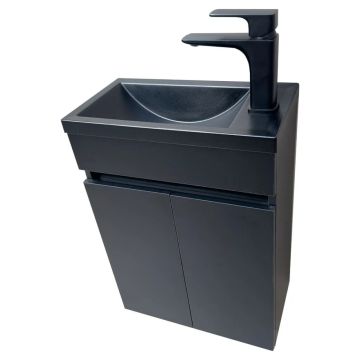 Долен шкаф за баня MINI 43 BLACK SW101B SW101B 1
