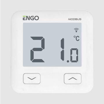 ENGO Wi Fi Жичен термостат MODBUS E10-MBUSW 230V E10-MBUSW 1