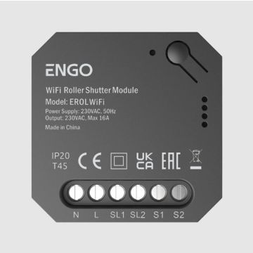 ENGO WiFi Реле за ролетни щори EROLWIFI EROLWIFI