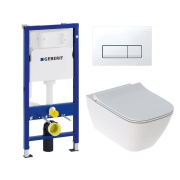 GEBERIT WC ПАКЕТ DELTA50 SMYLE БЯЛ 458.103.00.1/115.119.11.1/500.685.01.1 1