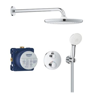 GROHTHERM КОМПЛЕКТ ДУШ ГАРНИТУРА ЗА ВГРАЖДАНЕ С TEMPESTA 250 34872000 1