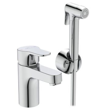 Ideal Standard CERABASE BC834AA Стоящ смесител за умивалник H80 с хигиеничен душ BC834AA 1