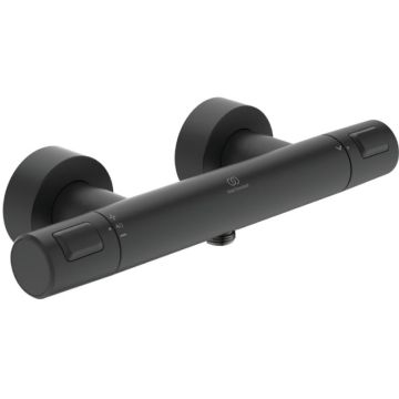 Ideal Standard Ceratherm T25 термостатен смесител стенен за душ черен мат A7201XG 1