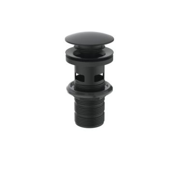 Ideal Standard Click-clack изпразнител за комбинация с мивка с преливник черен мат E1482XG 1
