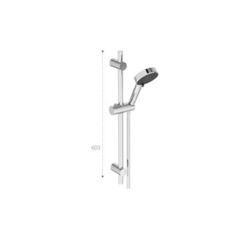 Комплект ръчен душ и тръбно окачване Ideal Standard Idearain ALU+ BD991AA BD991AA