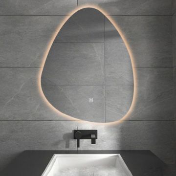 LED Огледало за баня с нестандартна форма и сензор на движение 70х90см R7090L3 1