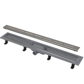 Линеен сифон Alcaplast 950мм ръб от неръжд. стомана APZ18-950 1