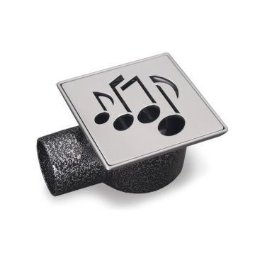 Подов рогов сифон АКВАСТЕЙШЪН MELODY ф50 100х100мм 03637