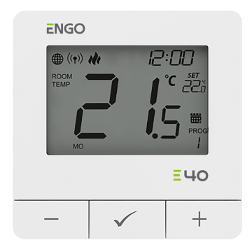Програмируем термостат батерии 2xАА ZigBee БЯЛ ENGO E40-BATW 32815103