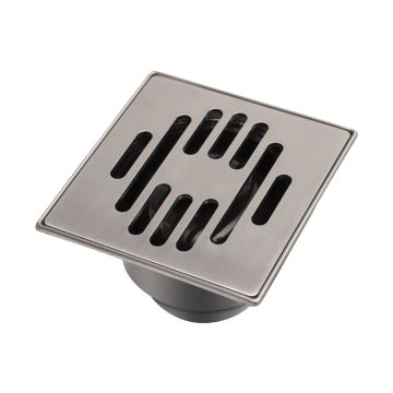 Сифон Аквастейшън INOX PP ф50,100х100мм, долно оттич. 03095