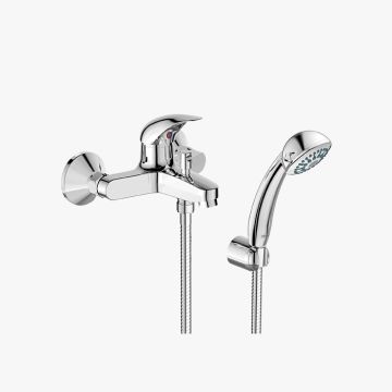 Смесител стенен за вана/душ с аксесоари B4227AA 1