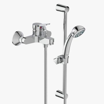Смесител стенен за вана/душ с аксесоари BC818AA 1