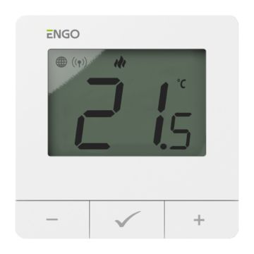 Термостат жичен ZigBee БЯЛ ENGO E25-24W 328150251 1