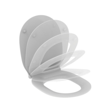 Ултратънка тоалетна седалка Ideal Standard Connect Air E036601 с плавно затваряне E036601 1