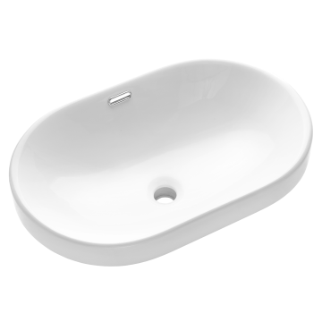 Умивалник за вграждане в плот EGINA, 60 см, овален CE-52-060-W 1