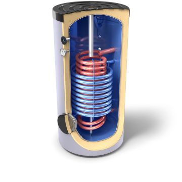 Високообемен бойлер TESY с две паралелни серпентини 275L EV 13S+17S 300 65