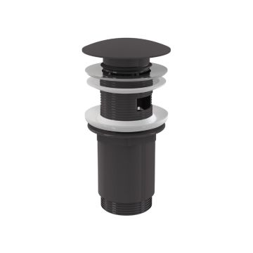 Витло ALCA A392 черен мат с click/clack - 1 1/4" метален A392Black 1